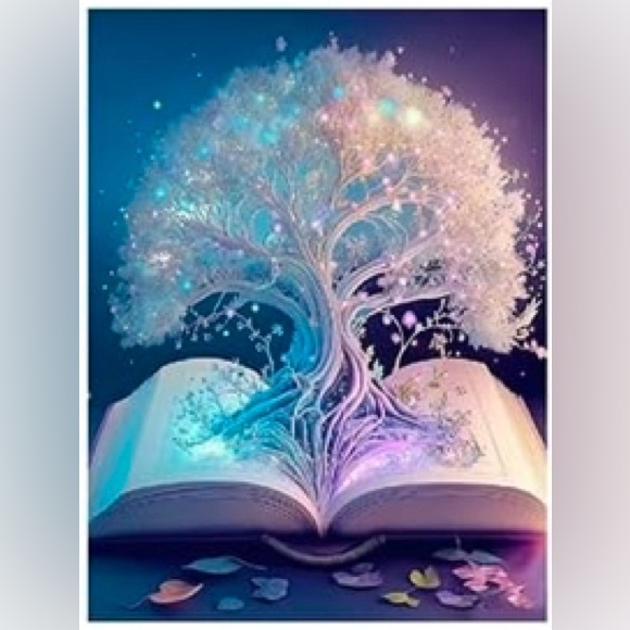 Hand Crafted Other - Magical Tree of Knowledge Diamond Painting Kit 30x40cm Full Drill DIY Craft